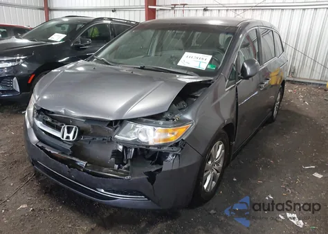 2015 Honda Odyssey Ex z USA, uszkodzony, nr VIN 5FNRL5H46FB002526